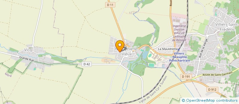 localisation de l'entreprise SCI JACQUOT-CASSE  NEAUPHLE-LE-VIEUX