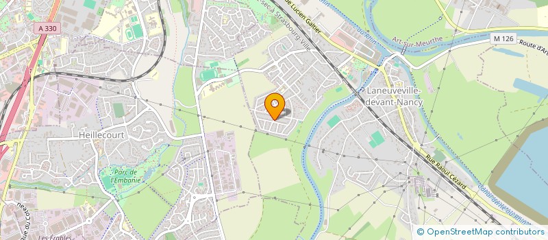 localisation de l'entreprise SCI JACQUOT IMMO  LANEUVEVILLE-DEVANT-NANCY