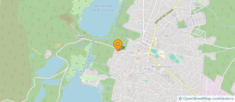 localisation de l'entreprise SCI JACQUOTEYVES  BISCARROSSE