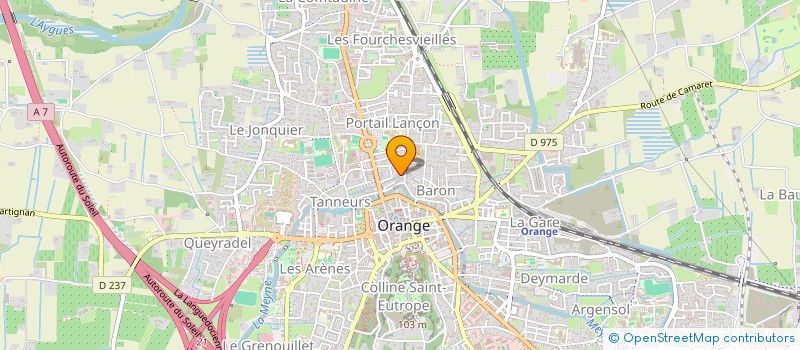 localisation de l'entreprise SCI JACRI  ORANGE