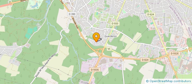 localisation de l'entreprise SCI-JACS à SAINT-PIERRE-DU-MONT