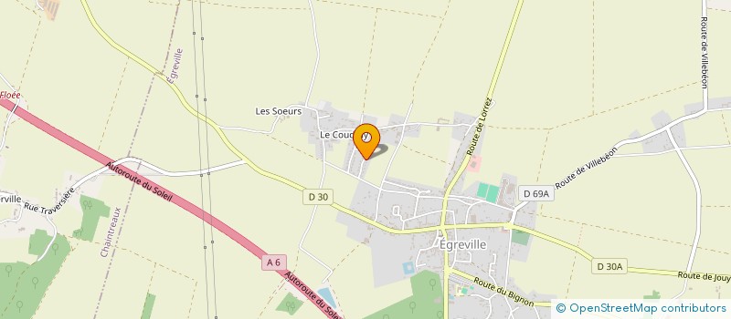 localisation de l'entreprise SCI JACTO à EGREVILLE