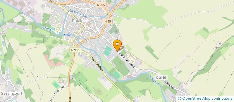 localisation de l'entreprise SCI JACY  DOULLENS