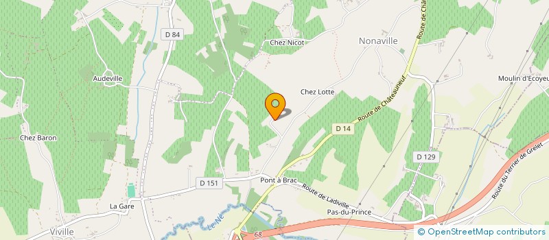 localisation de l'entreprise SCI JACY à BELLEVIGNE