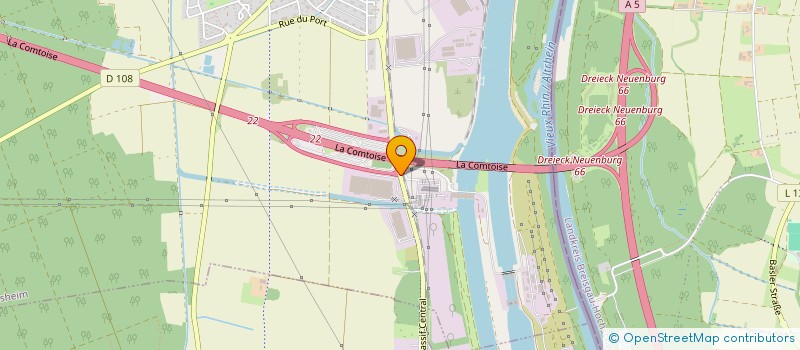 localisation de l'entreprise SCI JAD 2  OTTMARSHEIM