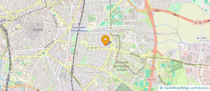 localisation de l'entreprise SCI JAD à DIJON