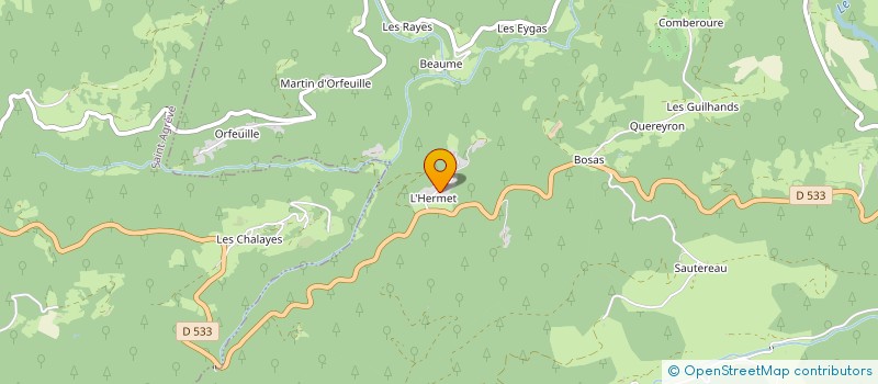 localisation de l'entreprise SCI JAD  DESAIGNES