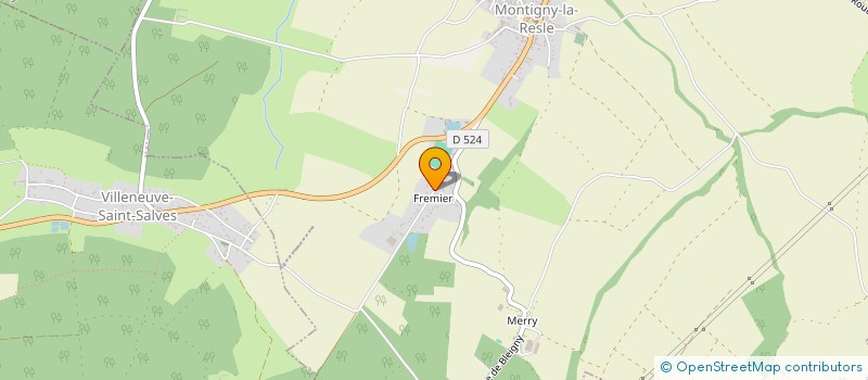 localisation de l'entreprise SCI JAD  MONTIGNY-LA-RESLE