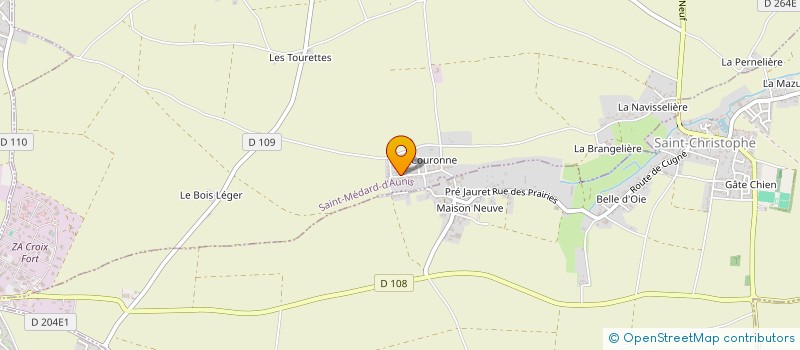 localisation de l'entreprise SCI JAD  SAINT-MEDARD-D'AUNIS