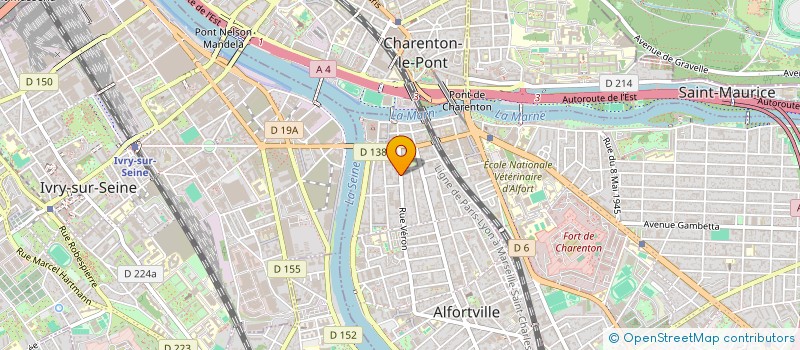 localisation de l'entreprise SCI JAD à ALFORTVILLE