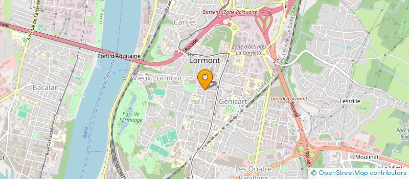 localisation de l'entreprise SCI JAD  LORMONT