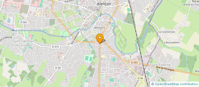 localisation de l'entreprise SCI JAD à ALENCON