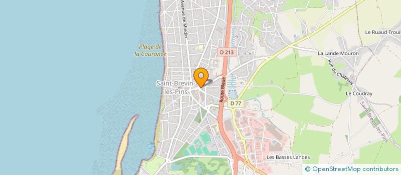 localisation de l'entreprise SCI JAD'OCEANE à SAINT-BREVIN-LES-PINS