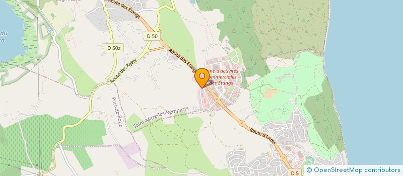 localisation de l'entreprise SCI JADA  SAINT-MITRE-LES-REMPARTS