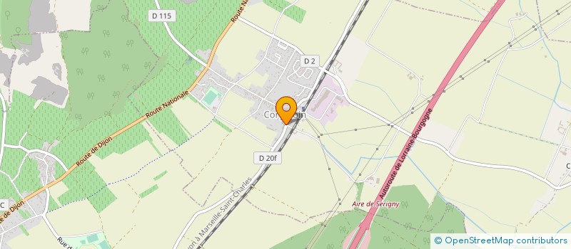 localisation de l'entreprise SCI JADALI  CORGOLOIN