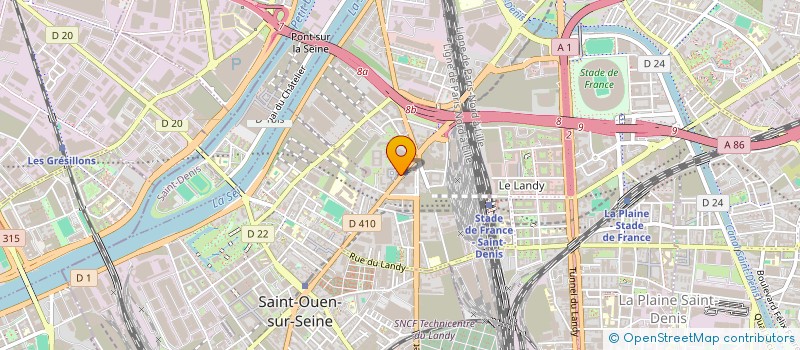 localisation de l'entreprise SCI JADAM à SAINT-DENIS