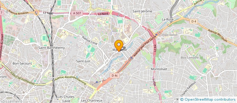 localisation de l'entreprise SCI JADANA à MARSEILLE