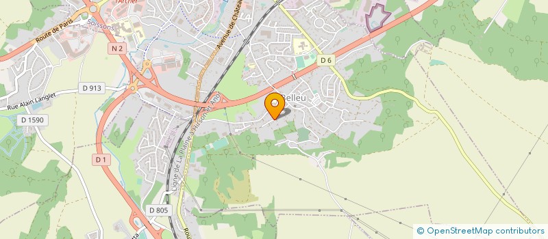 localisation de l'entreprise SCI JADAUR  BELLEU