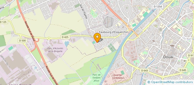 localisation de l'entreprise SCI JADAX à DOUAI