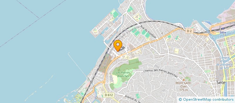 localisation de l'entreprise SCI JADD  SETE