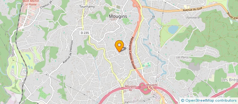 localisation de l'entreprise SCI JADDO à MOUGINS