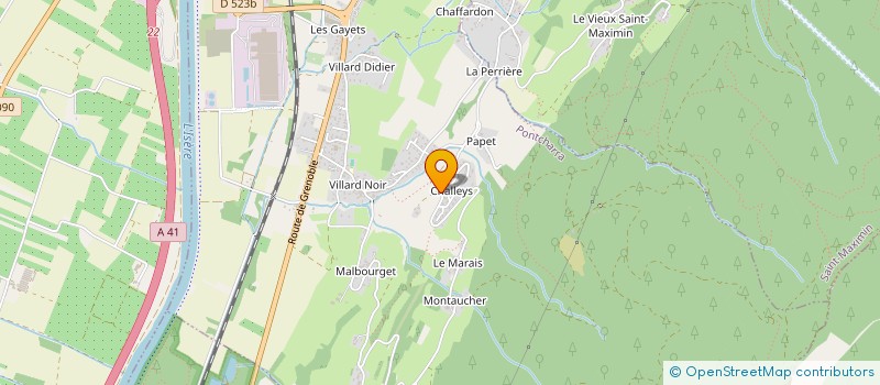 localisation de l'entreprise SCI JADE  PONTCHARRA