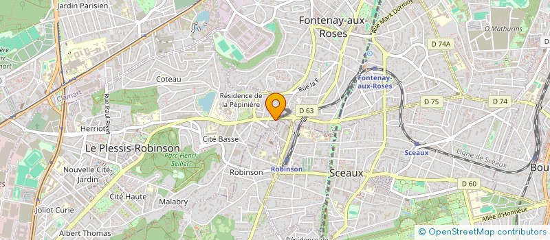 localisation de l'entreprise SCI JADE à LE PLESSIS-ROBINSON