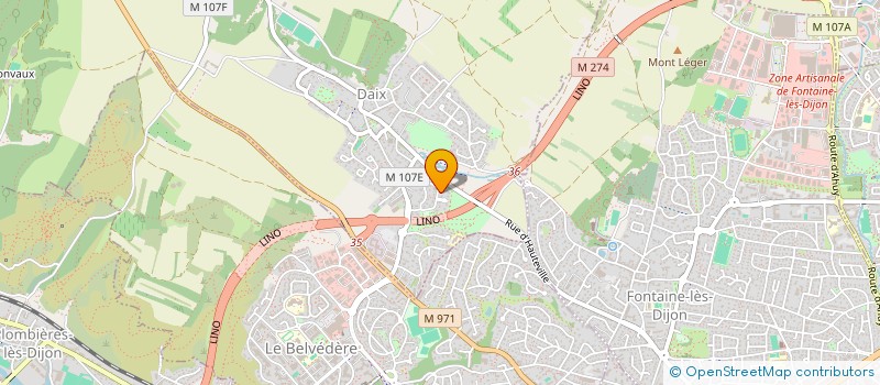 localisation de l'entreprise SCI JADE  DAIX