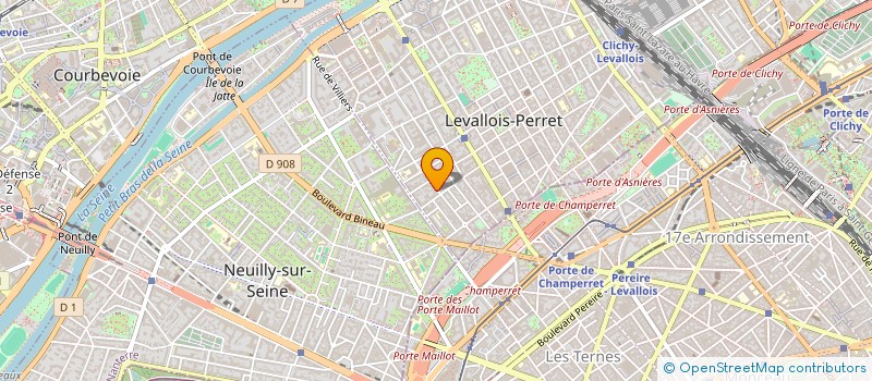 localisation de l'entreprise SCI JADE à LEVALLOIS-PERRET