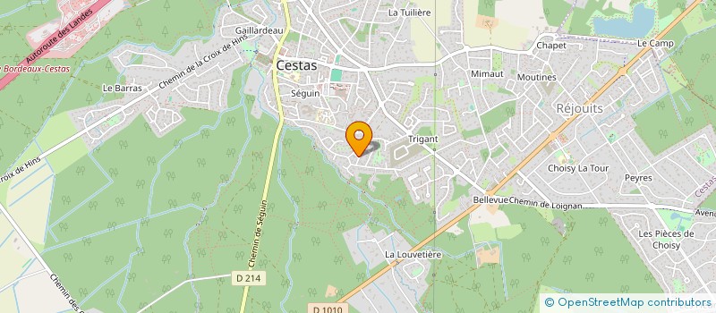 localisation de l'entreprise SCI JADE  CESTAS