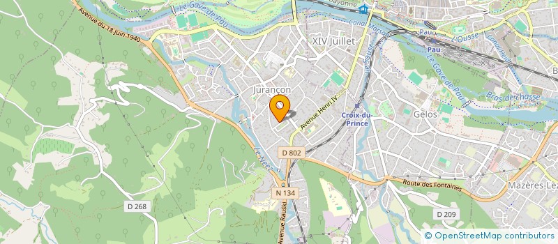 localisation de l'entreprise SCI JADE à JURANCON