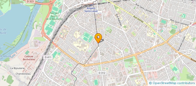 localisation de l'entreprise SCI JADE à ANGERS