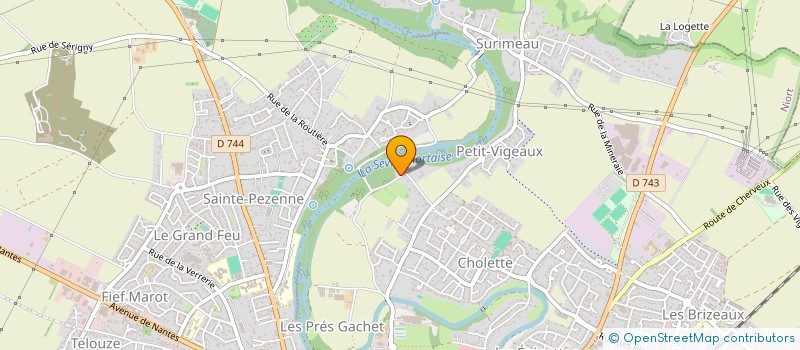 localisation de l'entreprise SCI JADE à NIORT
