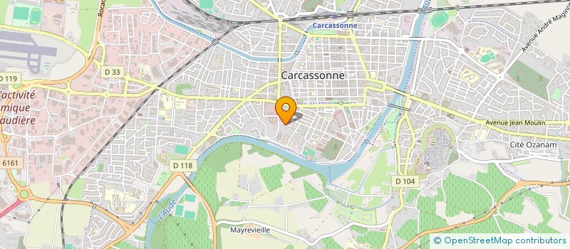 localisation de l'entreprise SCI JADE à CARCASSONNE