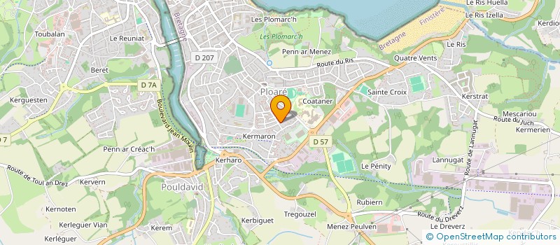 localisation de l'entreprise SCI JADE  POULLAN-SUR-MER