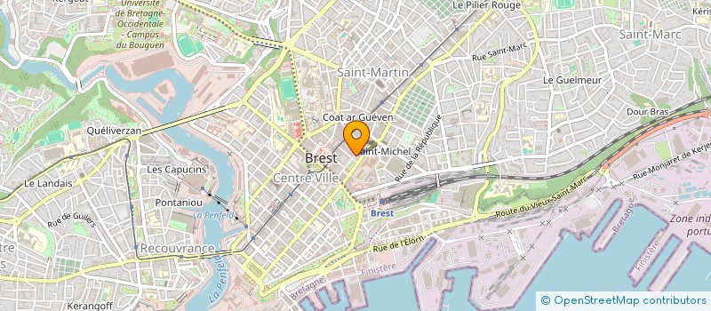 localisation de l'entreprise SCI JADE  BREST