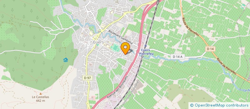 localisation de l'entreprise SCI JADE à CUERS