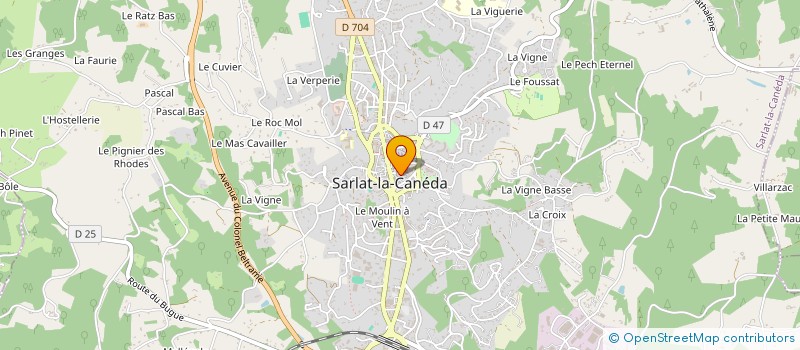 localisation de l'entreprise SCI JADE à SARLAT-LA-CANEDA