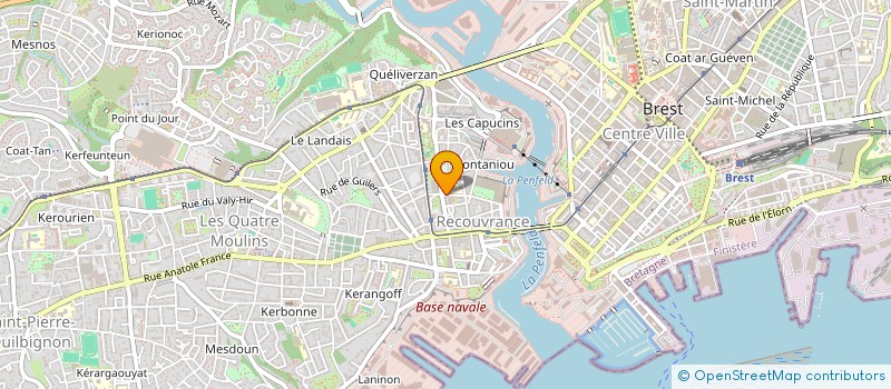 localisation de l'entreprise SCI JADE  BREST