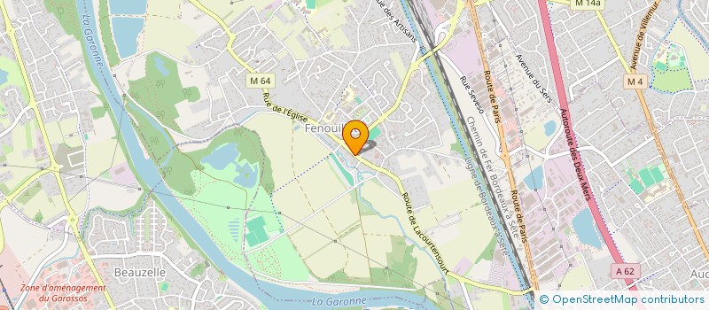 localisation de l'entreprise SCI JADE à TOULOUSE