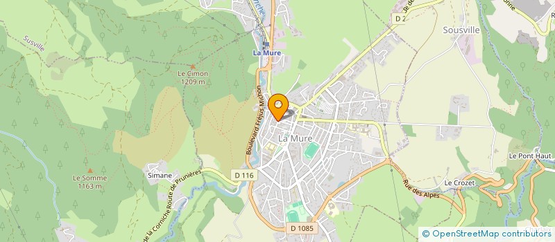 localisation de l'entreprise SCI JADE  LA MURE