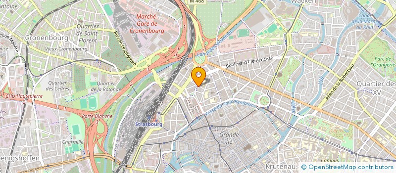 localisation de l'entreprise SCI JADE  STRASBOURG