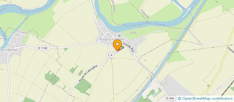 localisation de l'entreprise SCI JADE  PAGNY-LA-VILLE