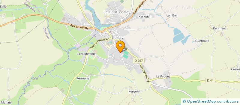 localisation de l'entreprise SCI JADE  CORLAY