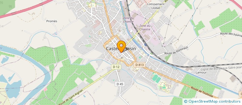 localisation de l'entreprise SCI JADE  CASTELSARRASIN