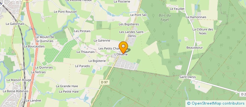 localisation de l'entreprise SCI JADE  SAINT-SULPICE-LA-FORET