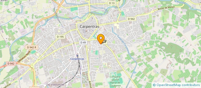 localisation de l'entreprise SCI JADE  CARPENTRAS