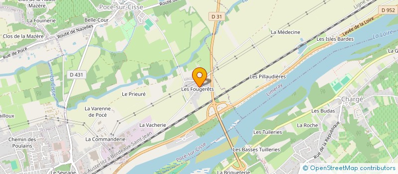 localisation de l'entreprise SCI JADE  POCE-SUR-CISSE