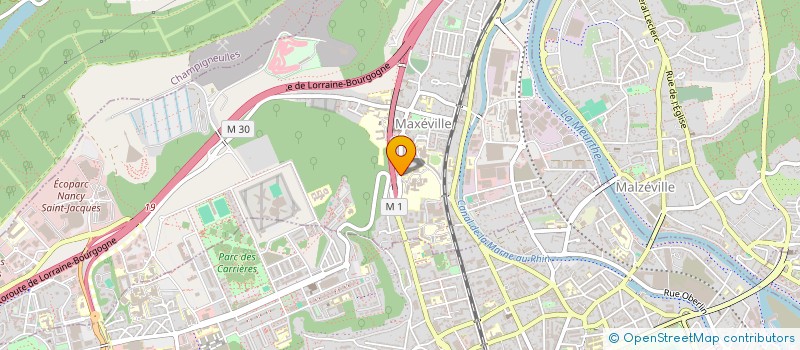 localisation de l'entreprise SCI JADE  MAXEVILLE