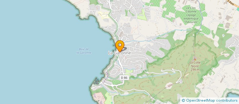 localisation de l'entreprise SCI JADE  LE PRADET